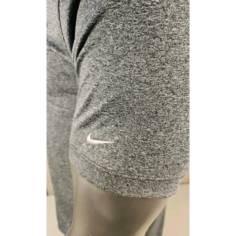 Nike Dri Fit Golf Polo Shirt Mens Large Gray Palo Alto Collego Alamo San Antonio